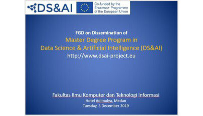 Data Science & Artificial Intelligence (DS&AI) Dissemination